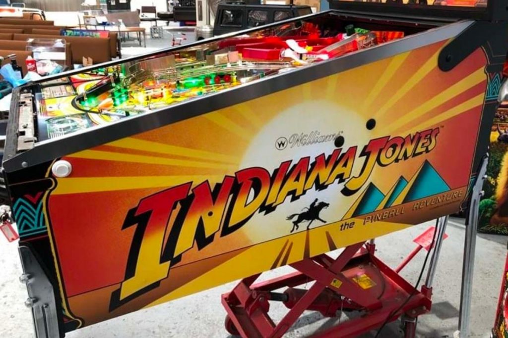 Indiana Jones pinball machine for sale photo